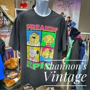Family Guy Y2K Freakin Epic grunged sz XXL tee A10